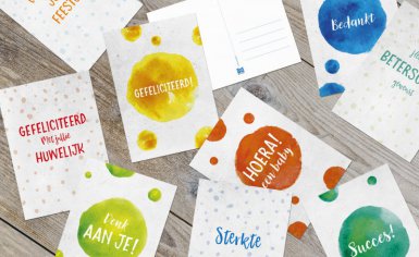 Een kaartje: kleine moeite, groot plezier!