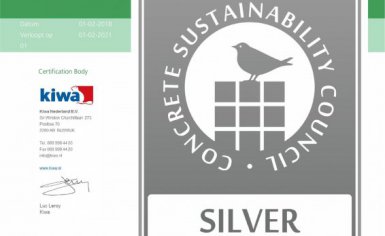 Primeur! Romein Beton ZILVER CSC gecertificeerd