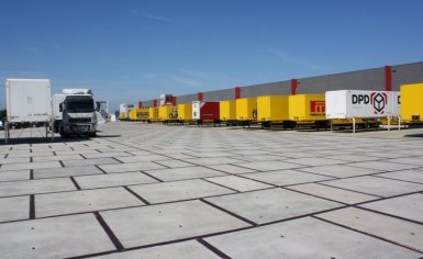 Stelcon standhouder op Transport Compleet