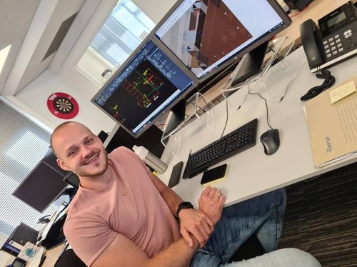 Martijn Kortus, werkvoorbereider bij de BTE Groep