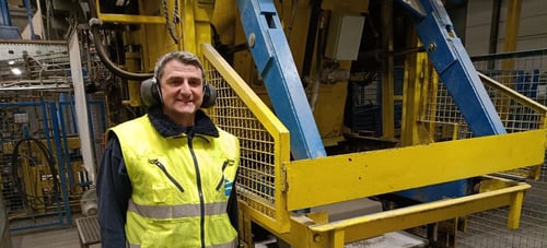 Michal Wiecek, voorman in hal 1 bij De Hamer 