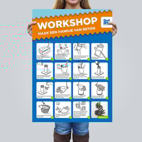 We geven elkaar de hand!