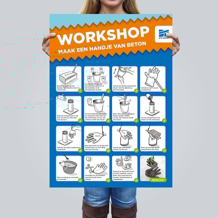 We geven elkaar de hand!